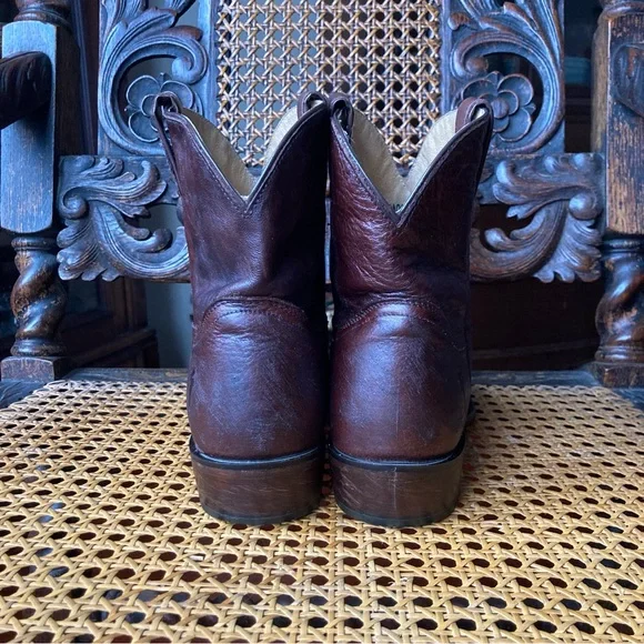 Women’s Brown Frye Billie Western Ankle Boots - Picture 4 of 14